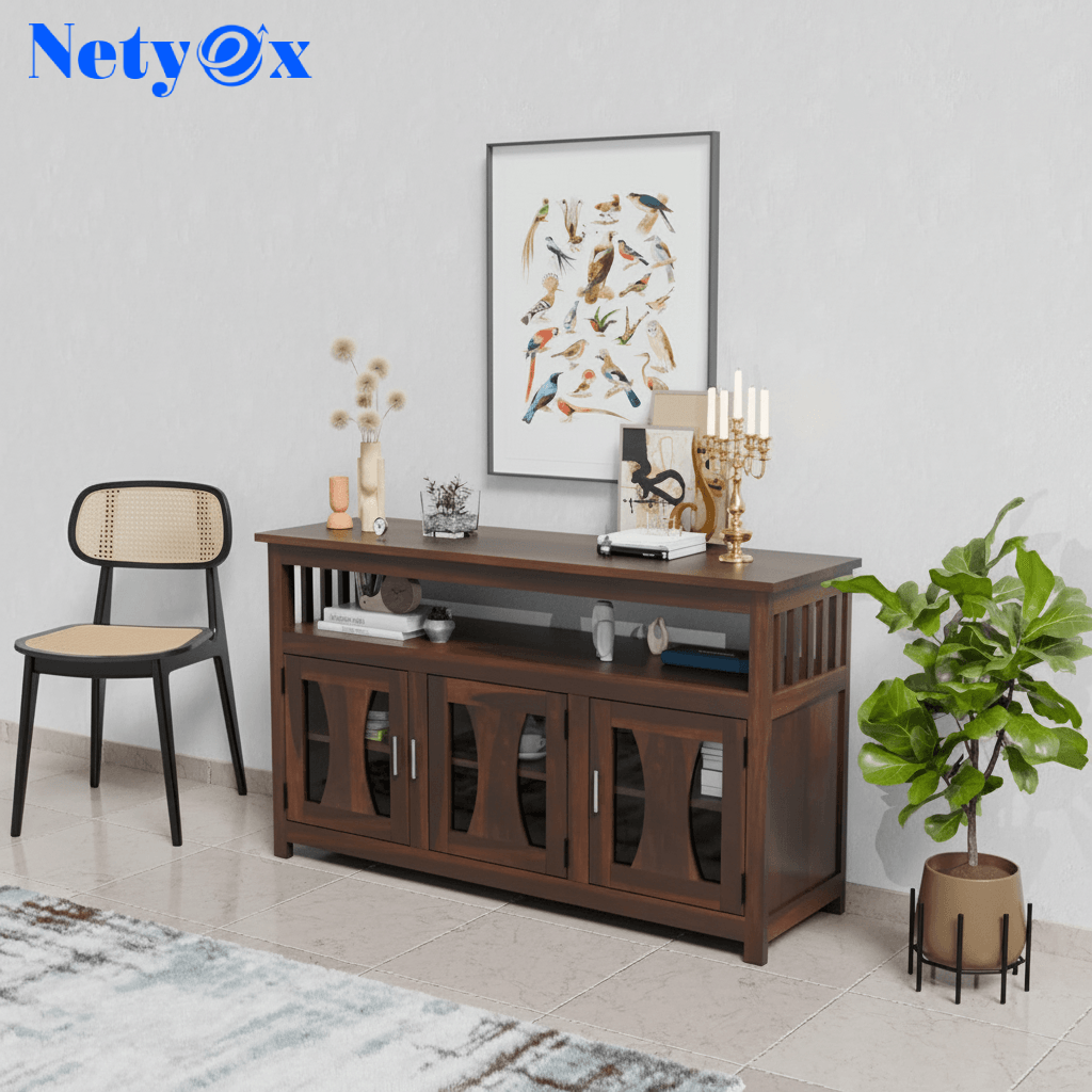 Wooden Sideboard Cabinet for Living Room