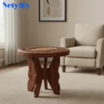 Wooden Sitting Stool, Table Stool, Antique Home Decor