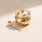 Brass Hammered Pot