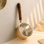 Brass Tea Pan with Wooden Handle – Designed for Smooth, Stylish Brewing