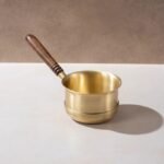 Brass Tea Pan with Wooden Handle – Designed for Smooth, Stylish Brewing