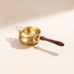 Brass Tea Strainer with Matching Bowl