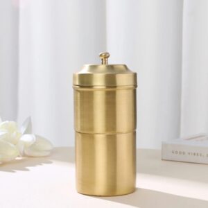 Handcrafted Brass Coffee Filter – 7 Inch