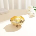 Handcrafted Brass Dry Fruit Bowl – 4 Inch