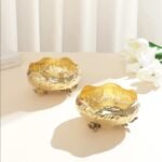 Handcrafted Brass Dry Fruit Bowl – 4 Inch