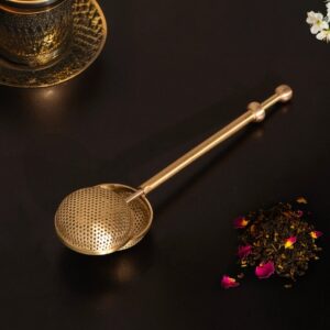 Handcrafted Brass Tea Infuser for Perfectly Brewed Tea