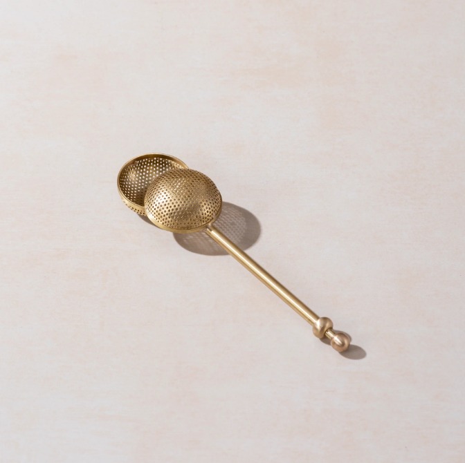 Handcrafted Brass Tea Infuser for Perfectly Brewed Tea