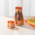 Pure Copper Bedroom Water Bottle with Luxurious Matte Finish