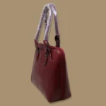 Red Genuine Leather Women's Handbag