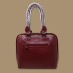 Red Genuine Leather Women's Handbag