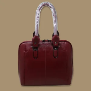 Red Genuine Leather Women's Handbag