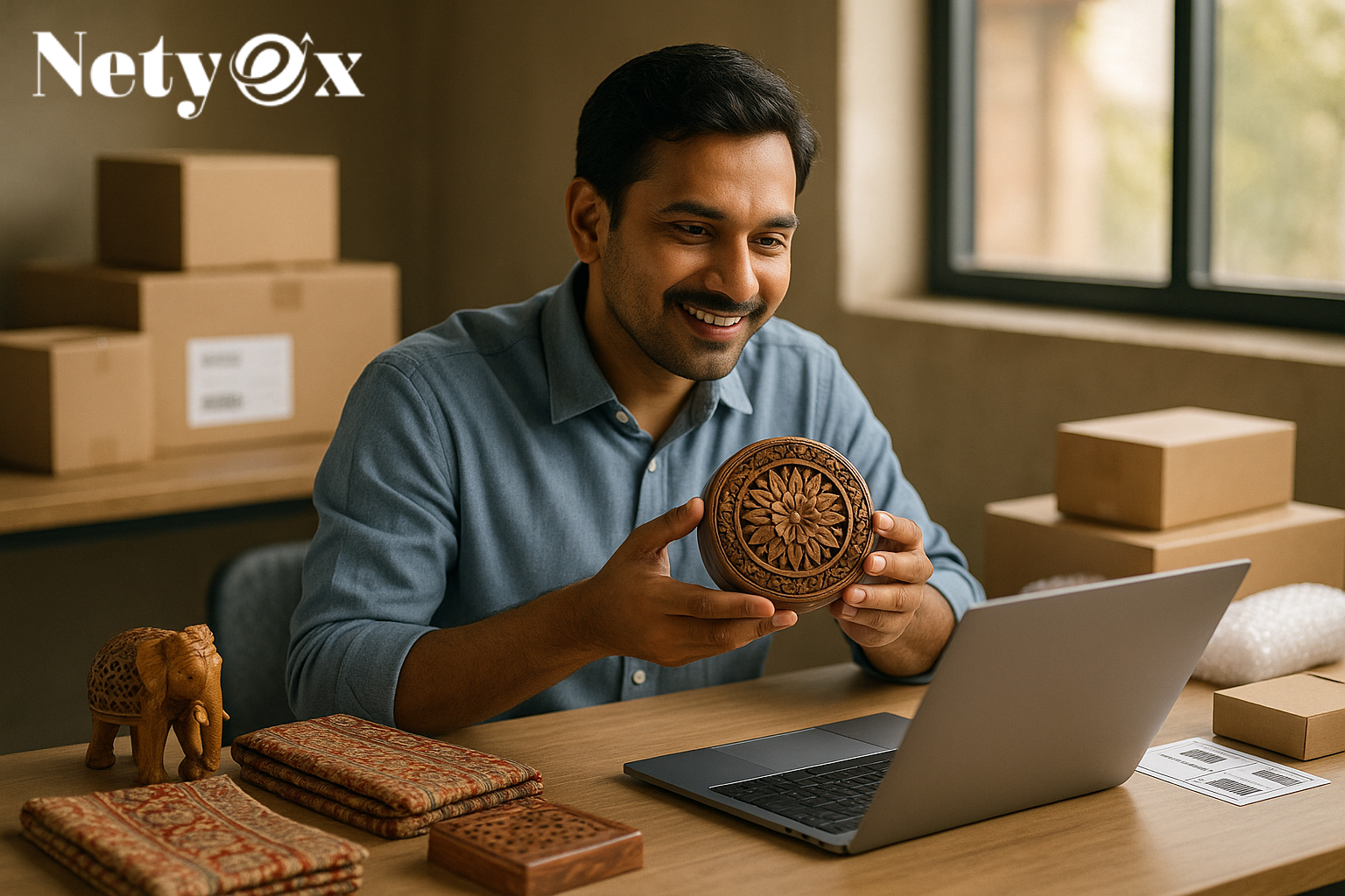 Case Study: How a Small Handicraft Exporter Reached Global Buyers via Netyex