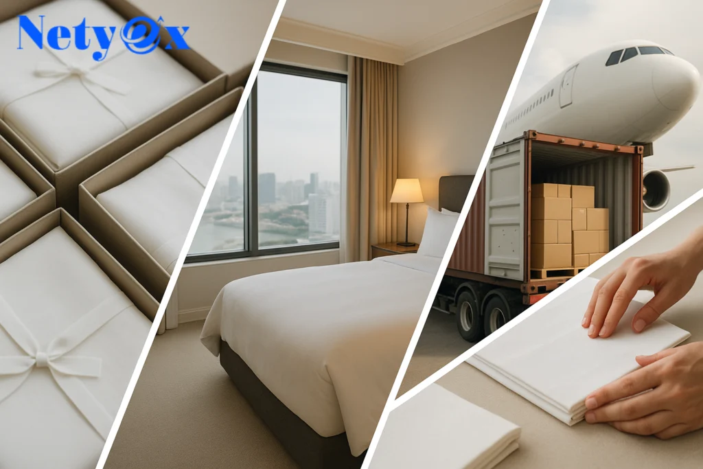 How to Export Bed Linen to Hotels Worldwide