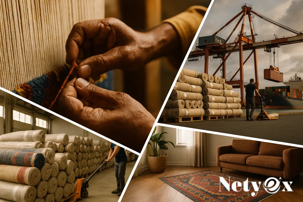 How to Export Carpets & Rugs from India to Africa