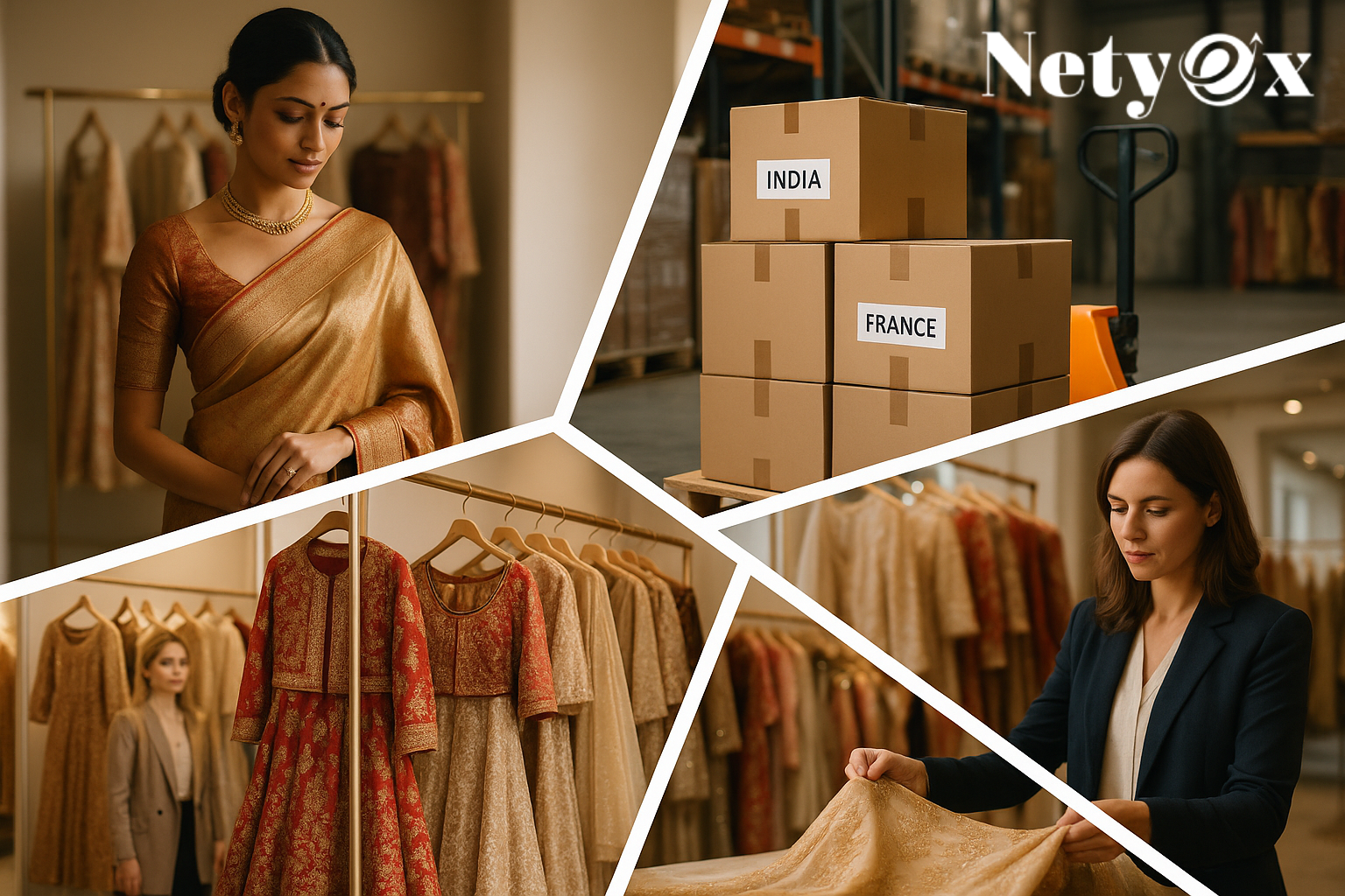 How to Export Designer Sarees & Lehenga to Europe