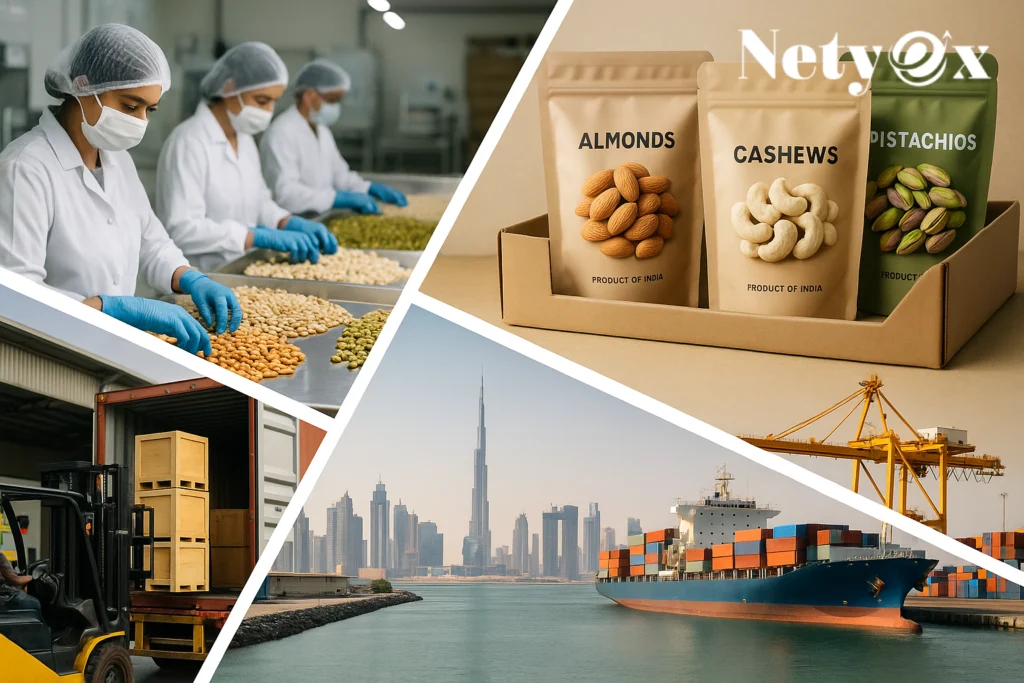 How to Export Dry Fruits from India to UAE