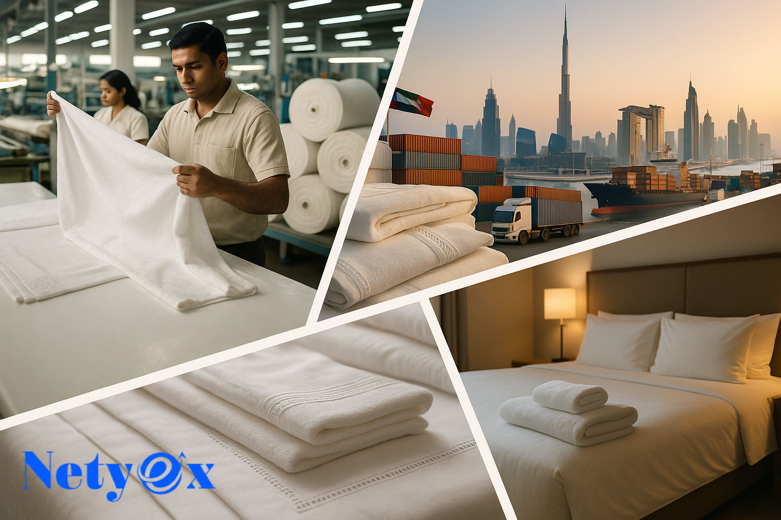 How to Export Hospitality Textiles from India to Dubai