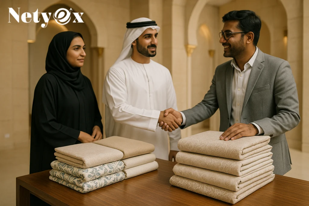 How to Export Indian Bedsheets to Middle East