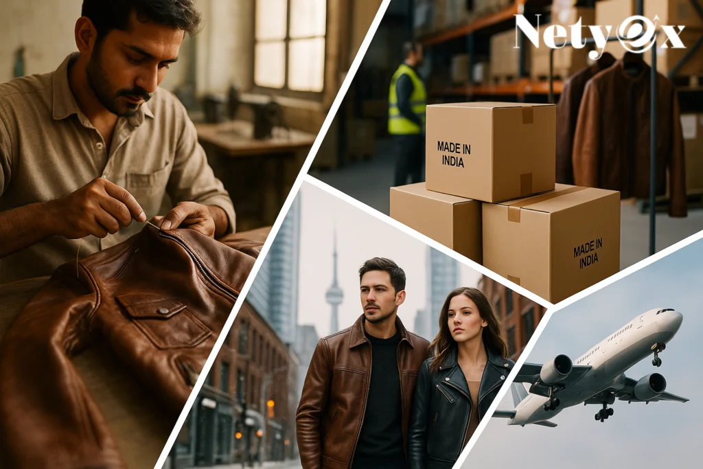 How to Export Leather Jackets from India to Canada