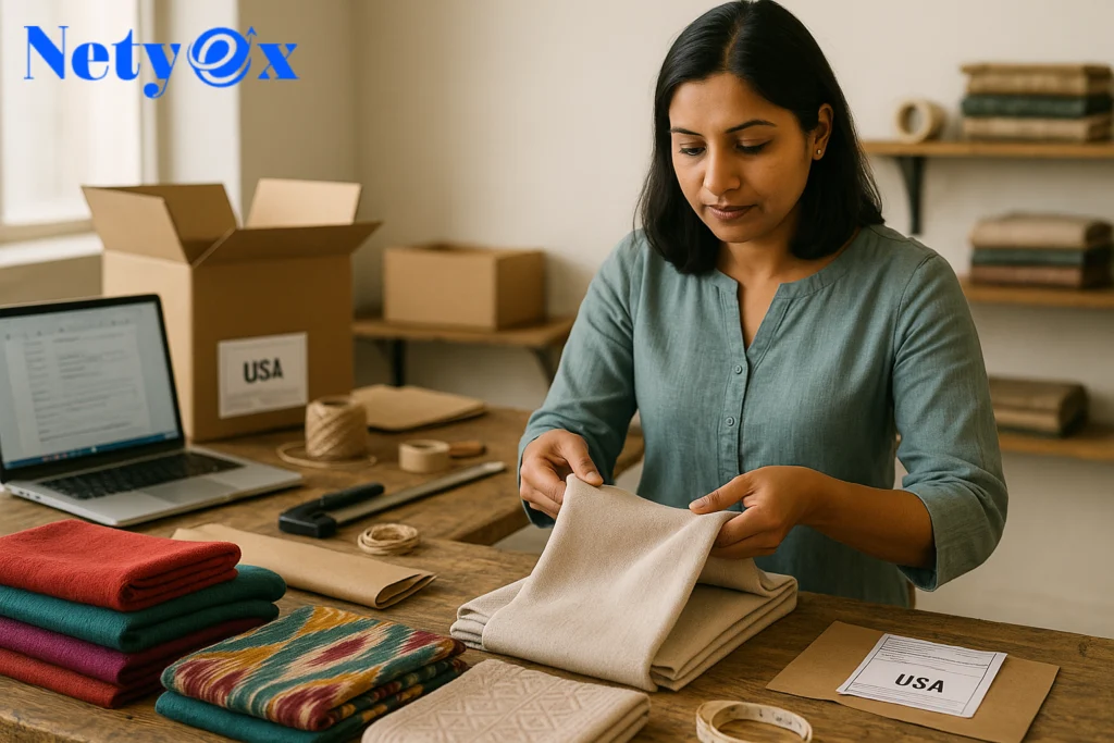 How to Export Scarves & Shawls from India to USA