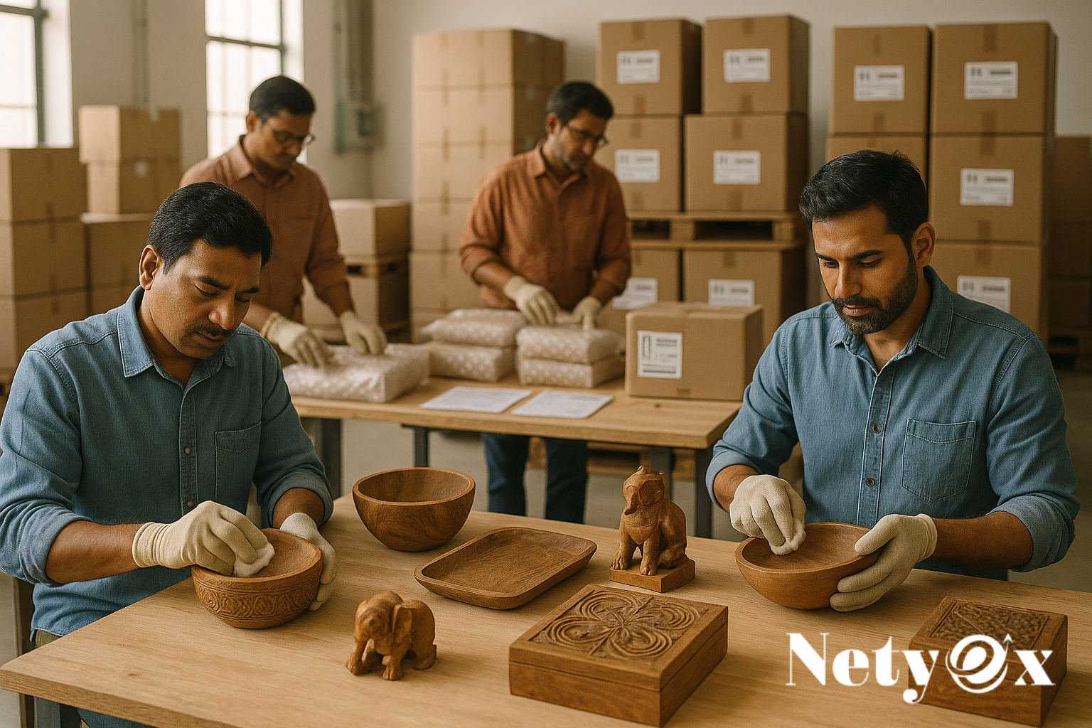 How to Export Wooden Handicrafts from India to Europe