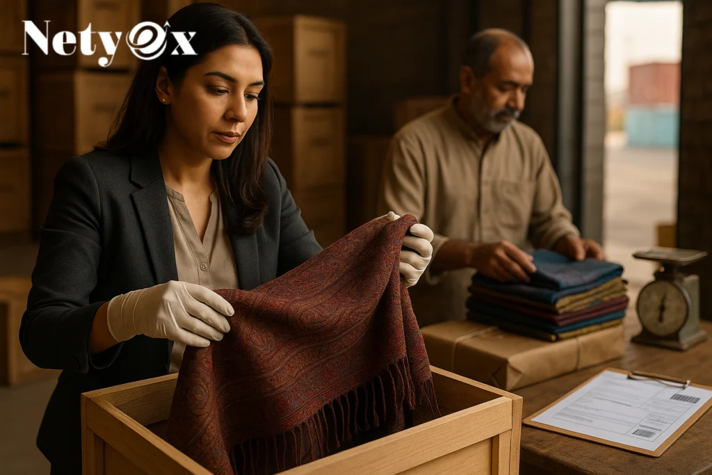 How to Export Woolen Shawls & Scarves from India