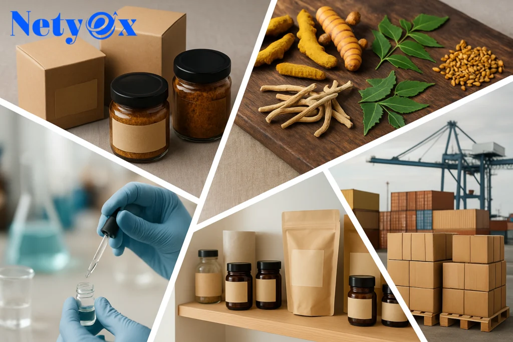 How to Export Ayurveda Products from India to Europe