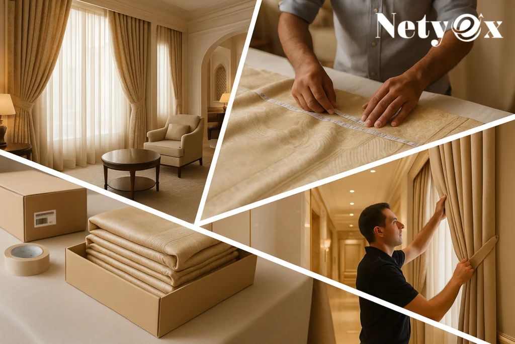 How to Export Indian Curtains to Middle East Luxury Hotels