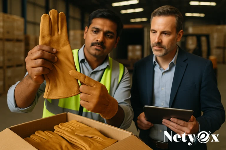 How to Export Industrial Leather Gloves from India to USA