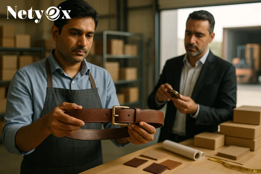 How to Export Leather Belts from India to Middle East