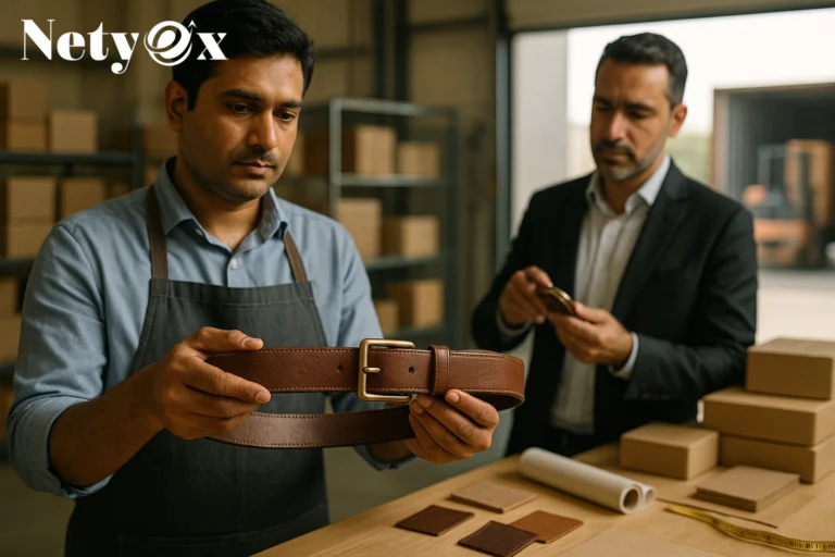 How to Export Leather Belts from India to Middle East