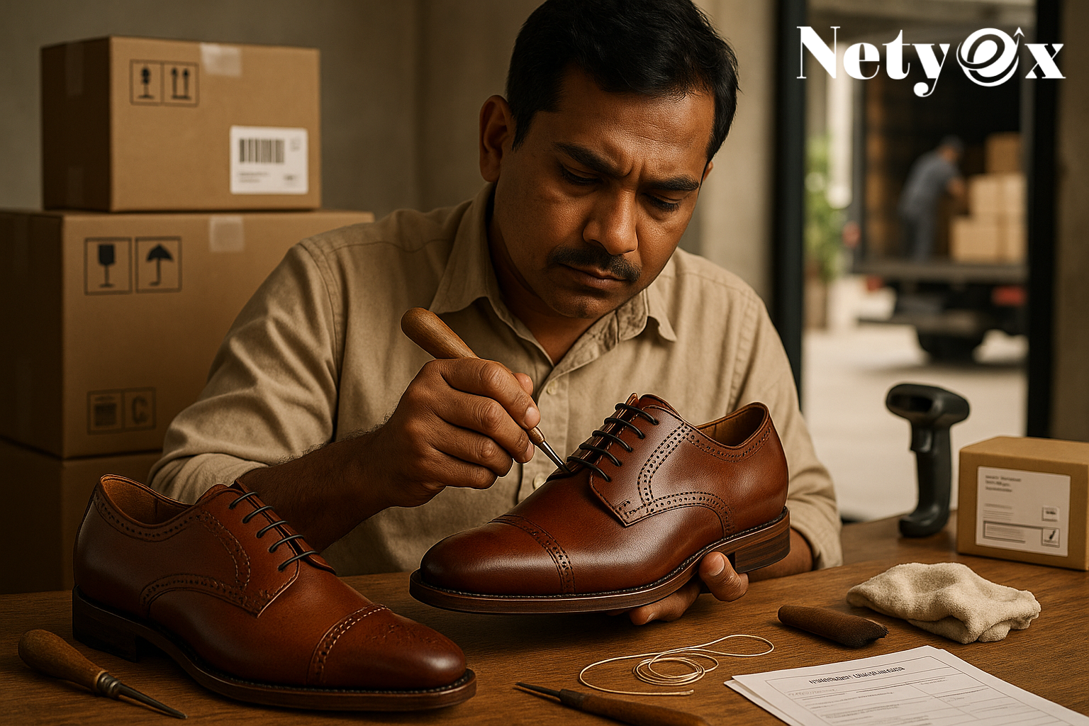 How to Export Leather Shoes from India to UK