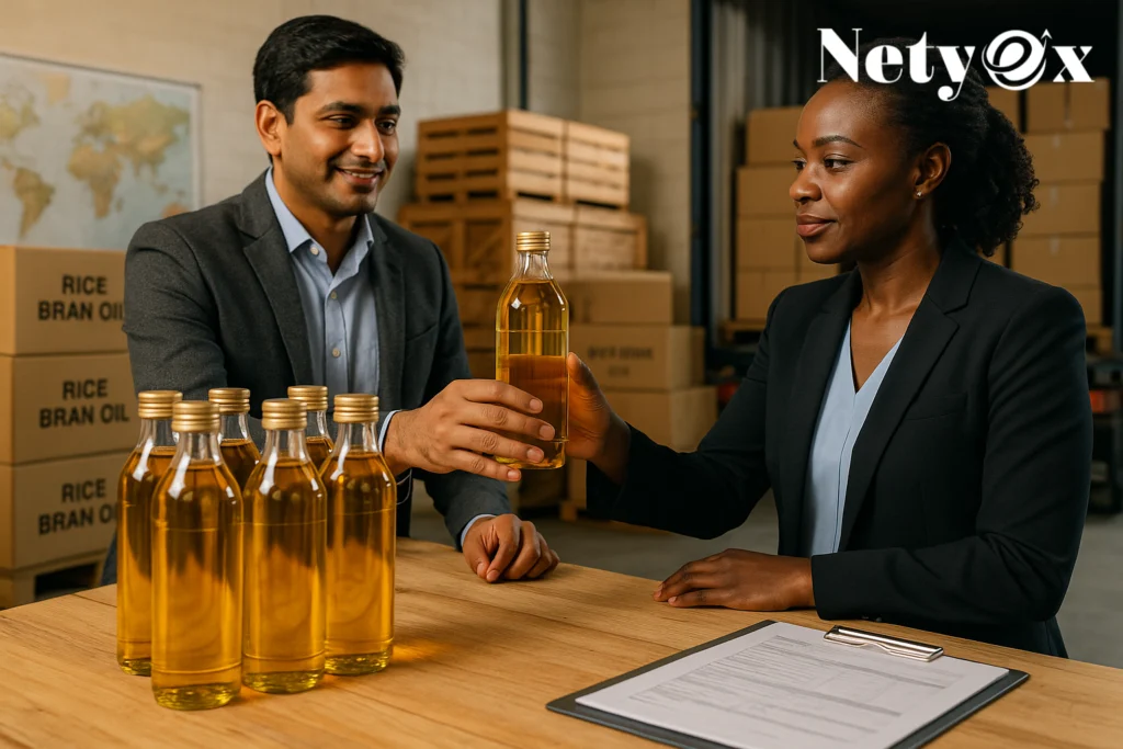 How to Export Rice Bran Oil from India to Africa