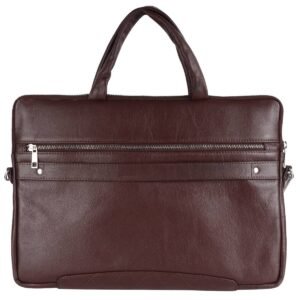 Quilted Executive Leather Laptop Bag