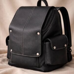 Premium Vegan Leather Backpack -Vintage Style