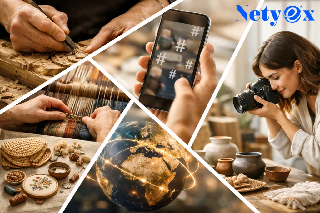 Role of Hashtags in Promoting Handicrafts Internationally