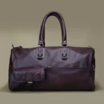 Genuine Leather Duffle Carry All Bag