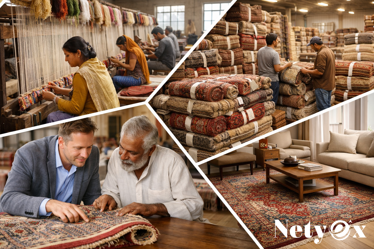 How Importers Benefit from India’s Large Rug Clusters
