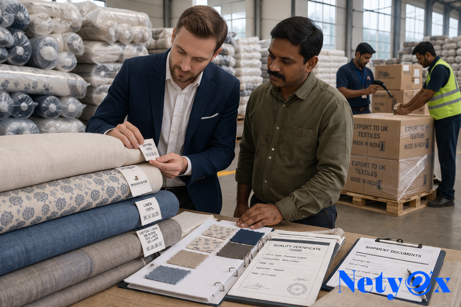How to Import Bulk Textiles from India to UK with Supplier Verification
