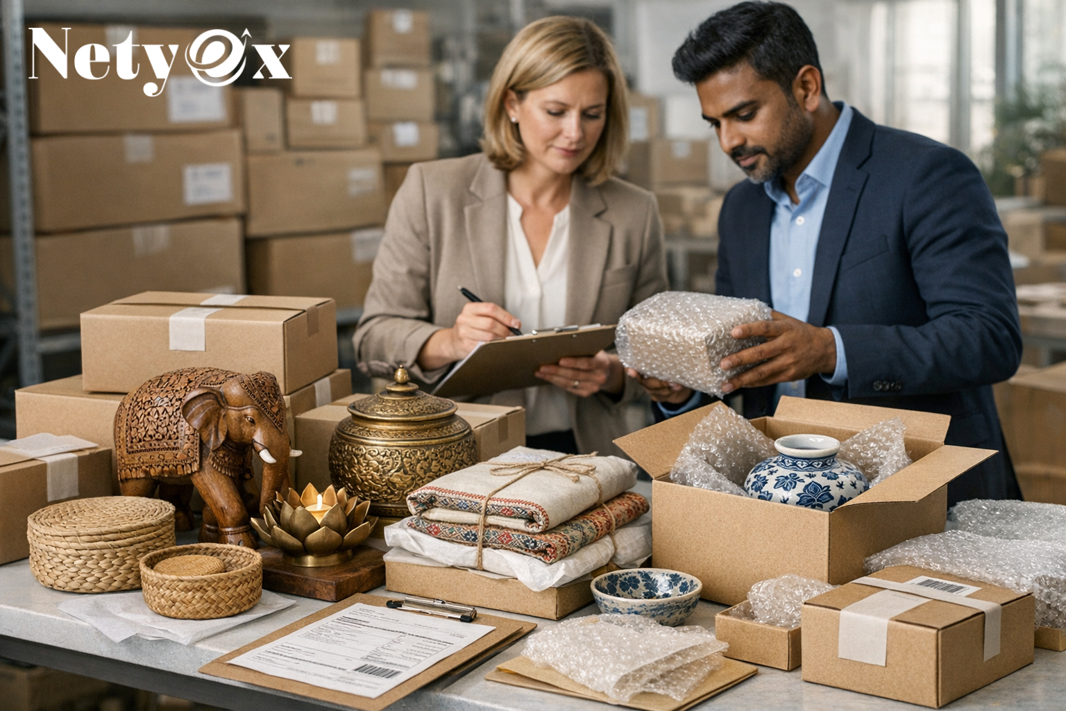 How to Import Handicrafts from India to Europe with Custom Packaging