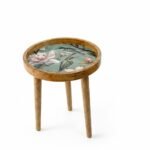 Trendy Wooden Unique Side Table