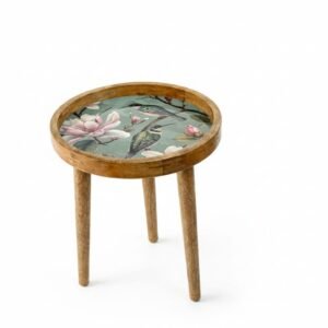 Trendy Wooden Unique Side Table