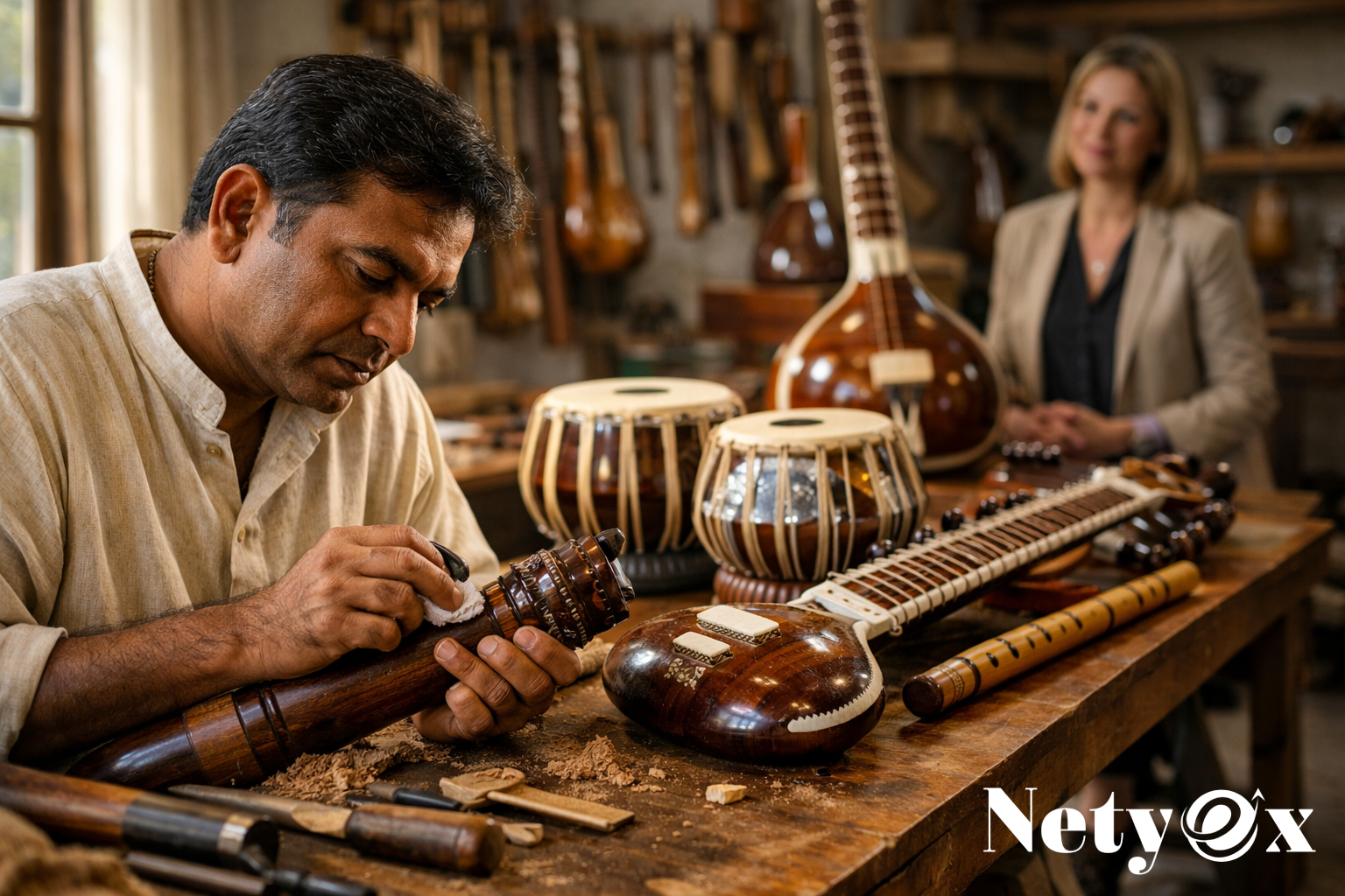 Why Importers Prefer Indian Handcrafted Musical Instruments