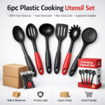 6pc Plastic Cooking Utensil Set
