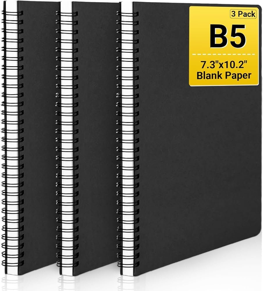 A4 Size Paper Writing Notebook for Journaling & Sketching
