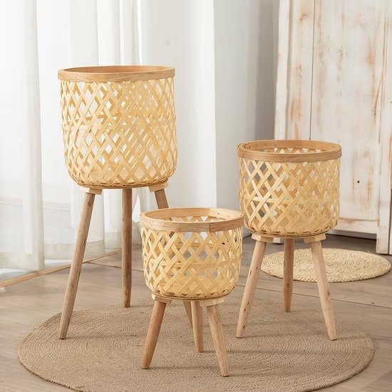 Bamboo Planter Stand Supplier | Indoor Plant Holder Wholesale