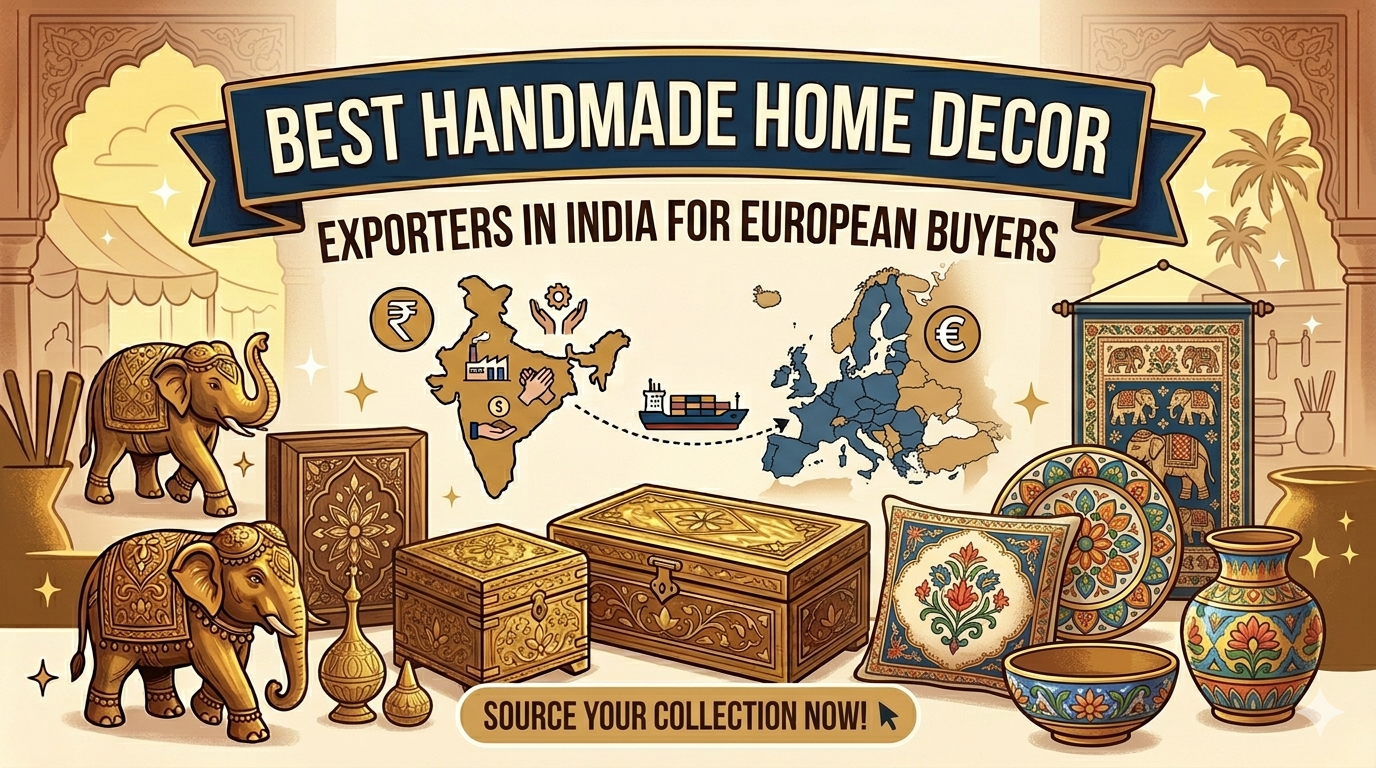 Best Handmade Home Decor Exporters in India for European Buyers