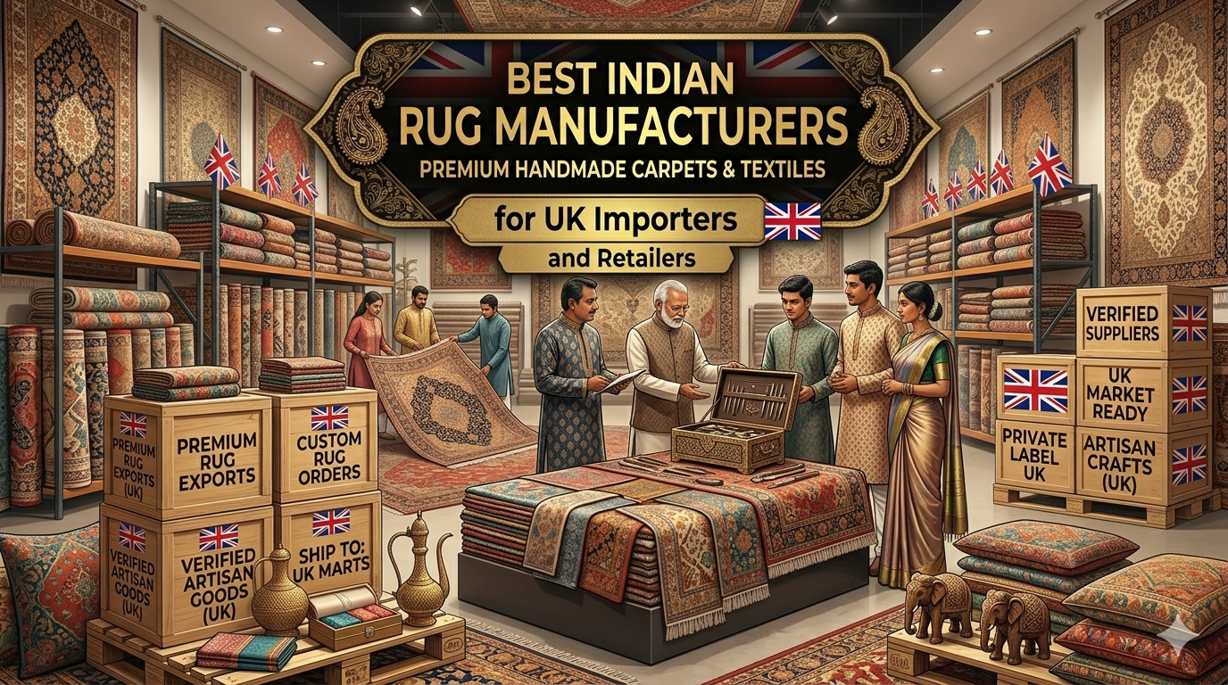 Best Indian Rug Manufacturers for UK Importers and Retailers