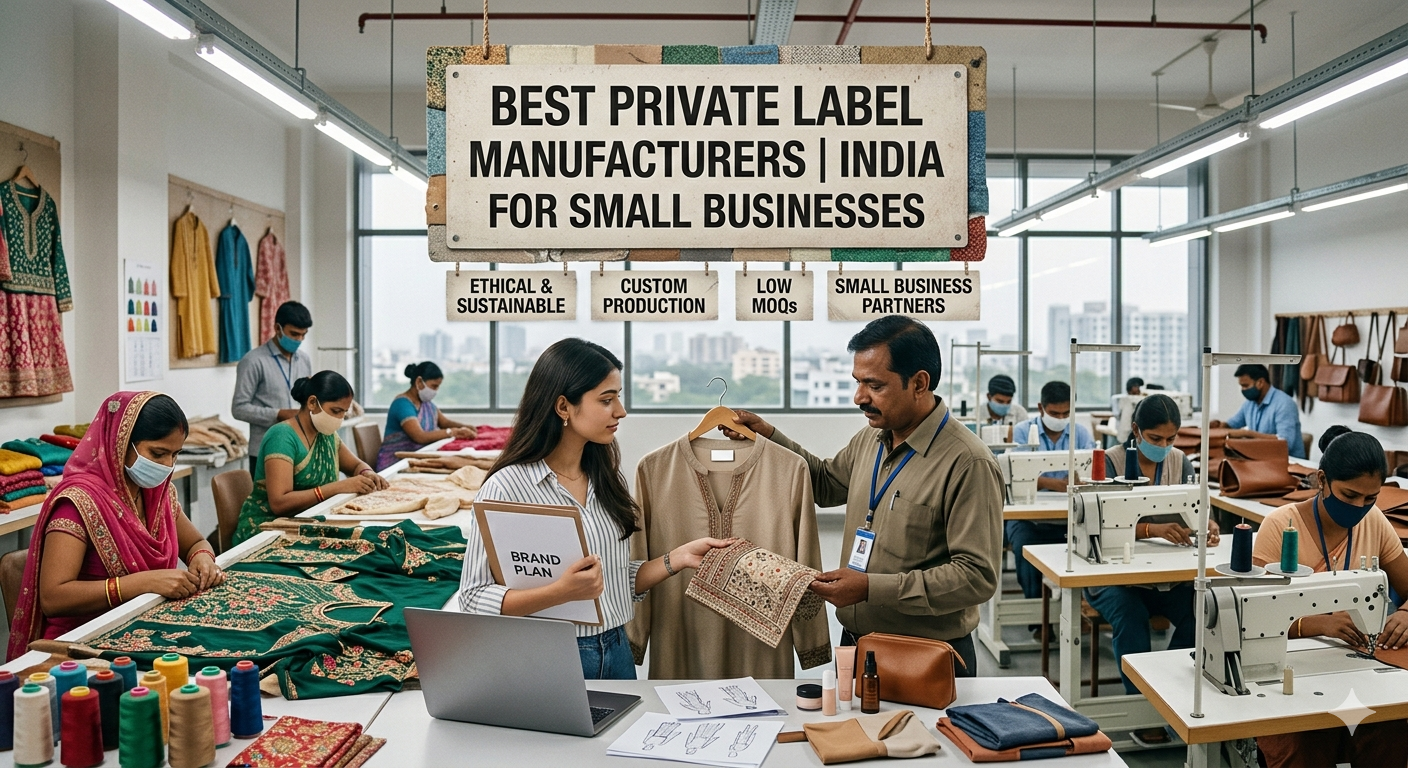 Best Private Label Manufacturers in India for Small Businesses