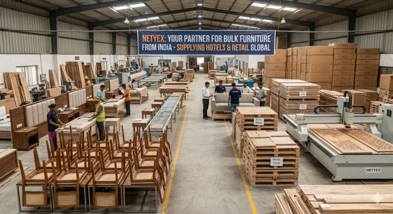 Bulk Furniture Manufacturers India for Hotels and Retail